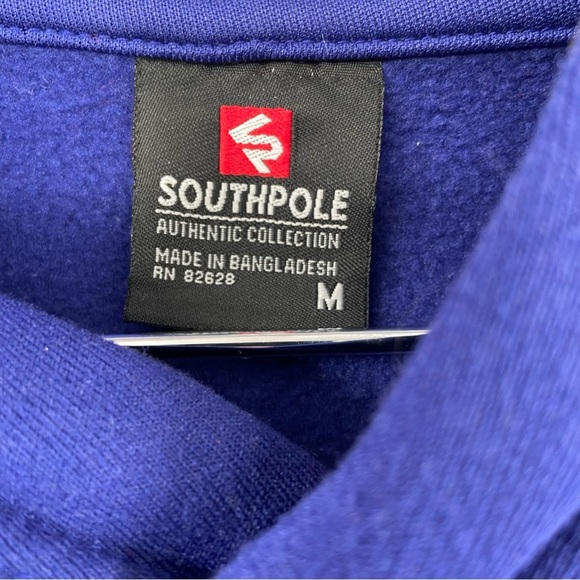 South Pole Authentic Collection Hoodie Men's Size Medium Blue - Picture 3 of 7